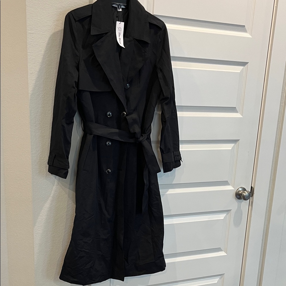 The Drop Women’s Noa Black Trench Coat